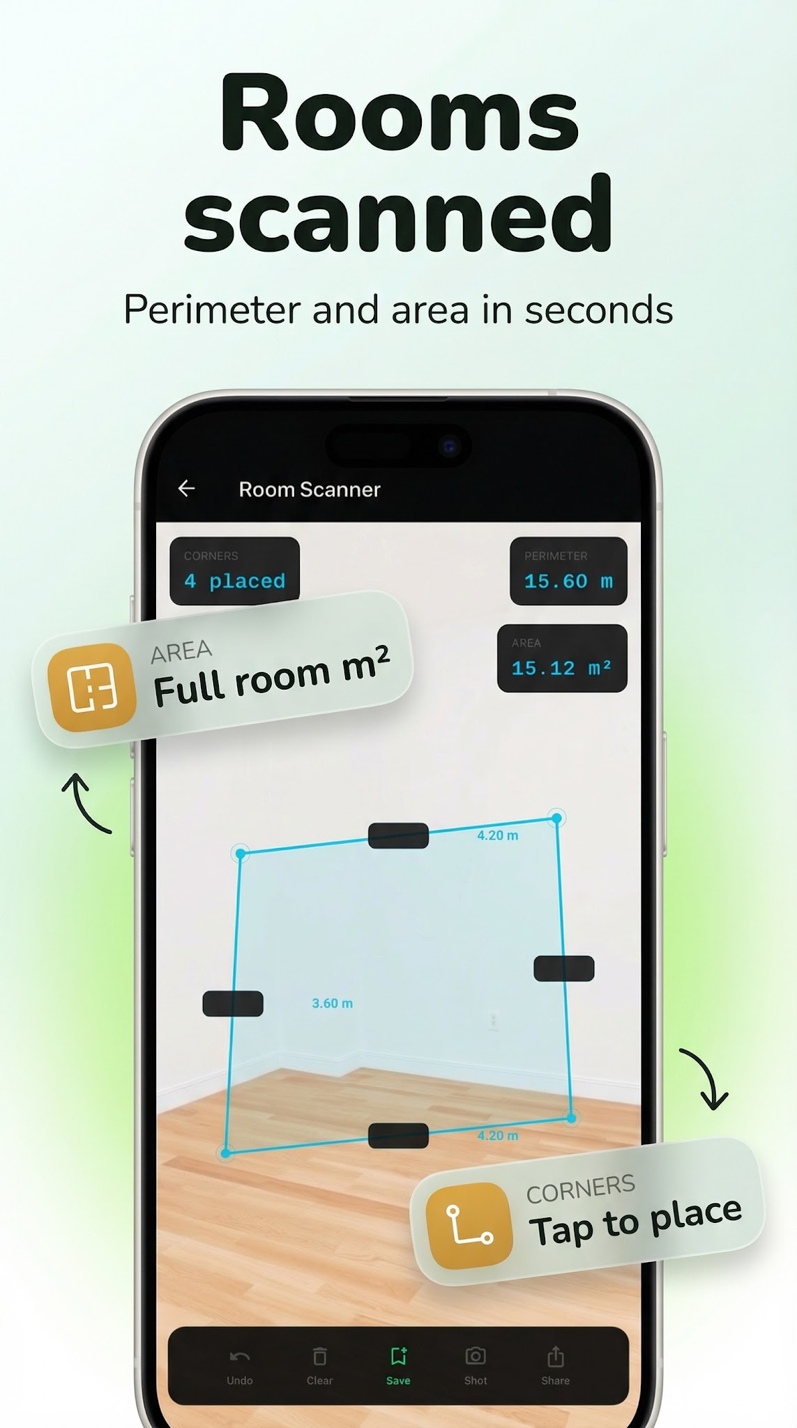AR Measure screenshot 2 — ar tape measure android free