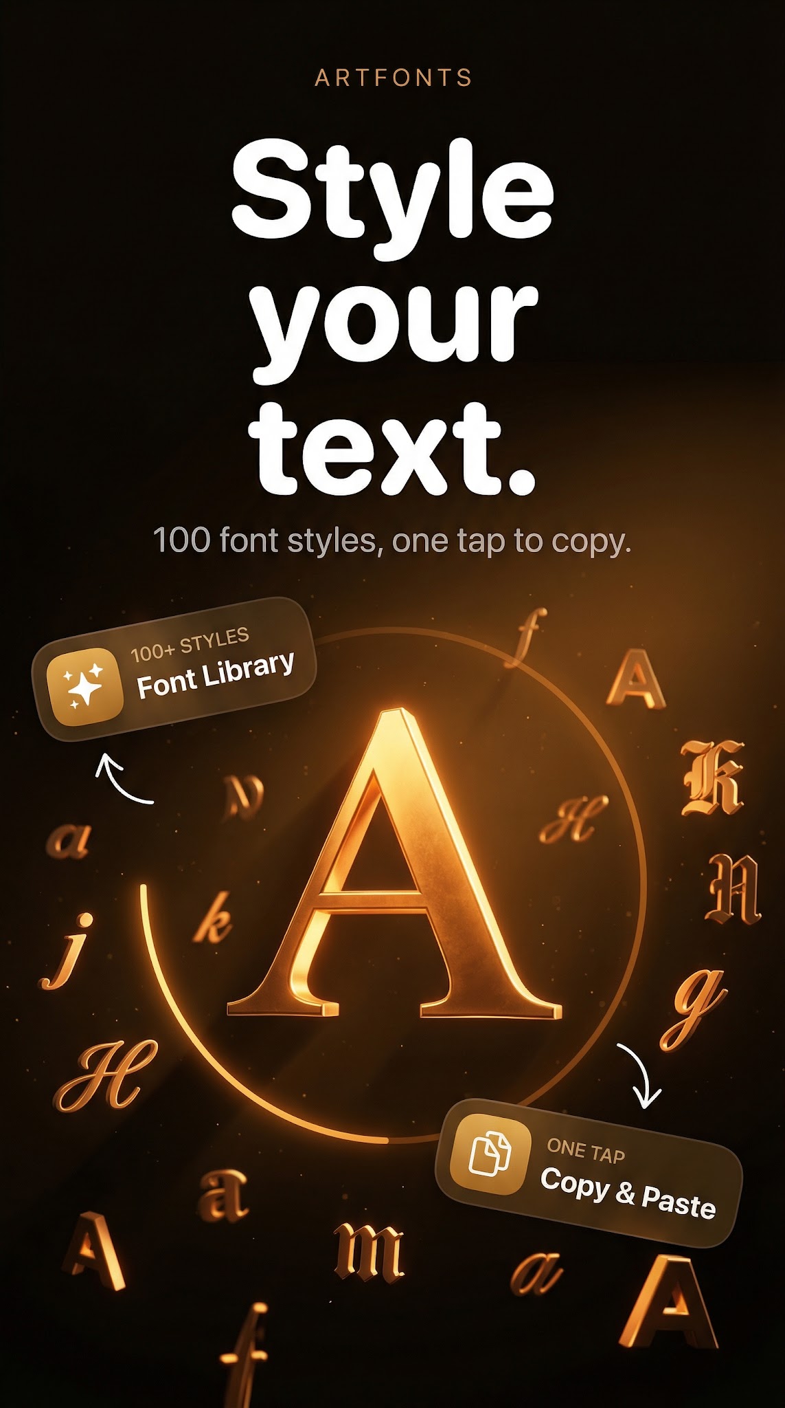 Font Generator screenshot 1 — fancy text generator android