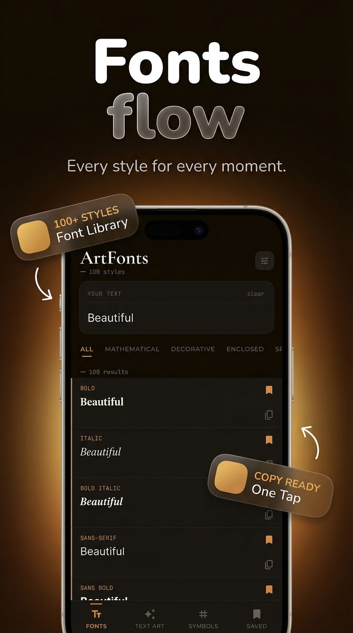 Font Generator screenshot 2 — cool fonts for instagram