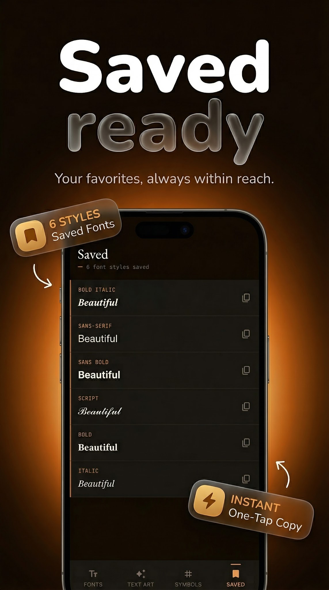 Font Generator screenshot 3 — stylish text creator app