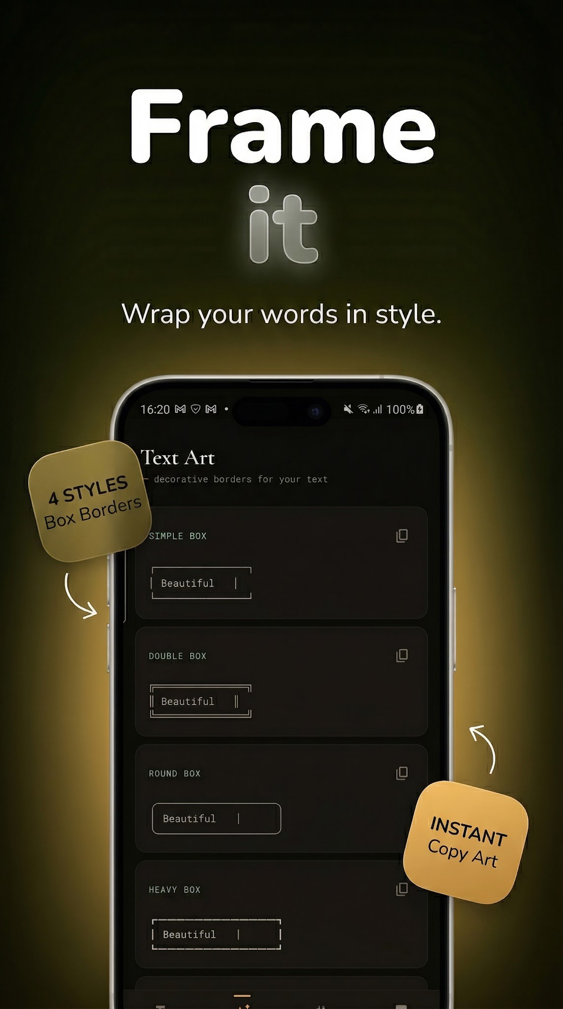 Font Generator screenshot 5 — fancy text generator android