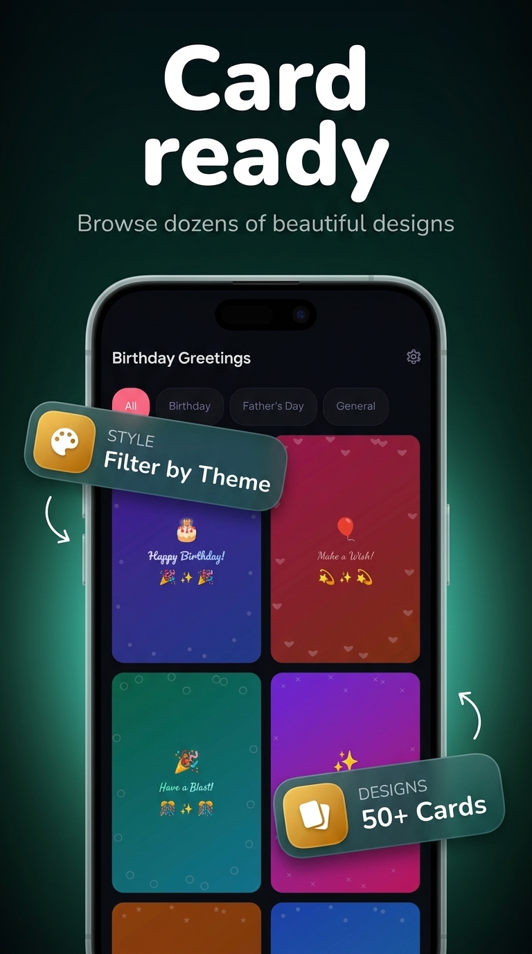 Birthday Cards screenshot 4 — animated birthday cards android
