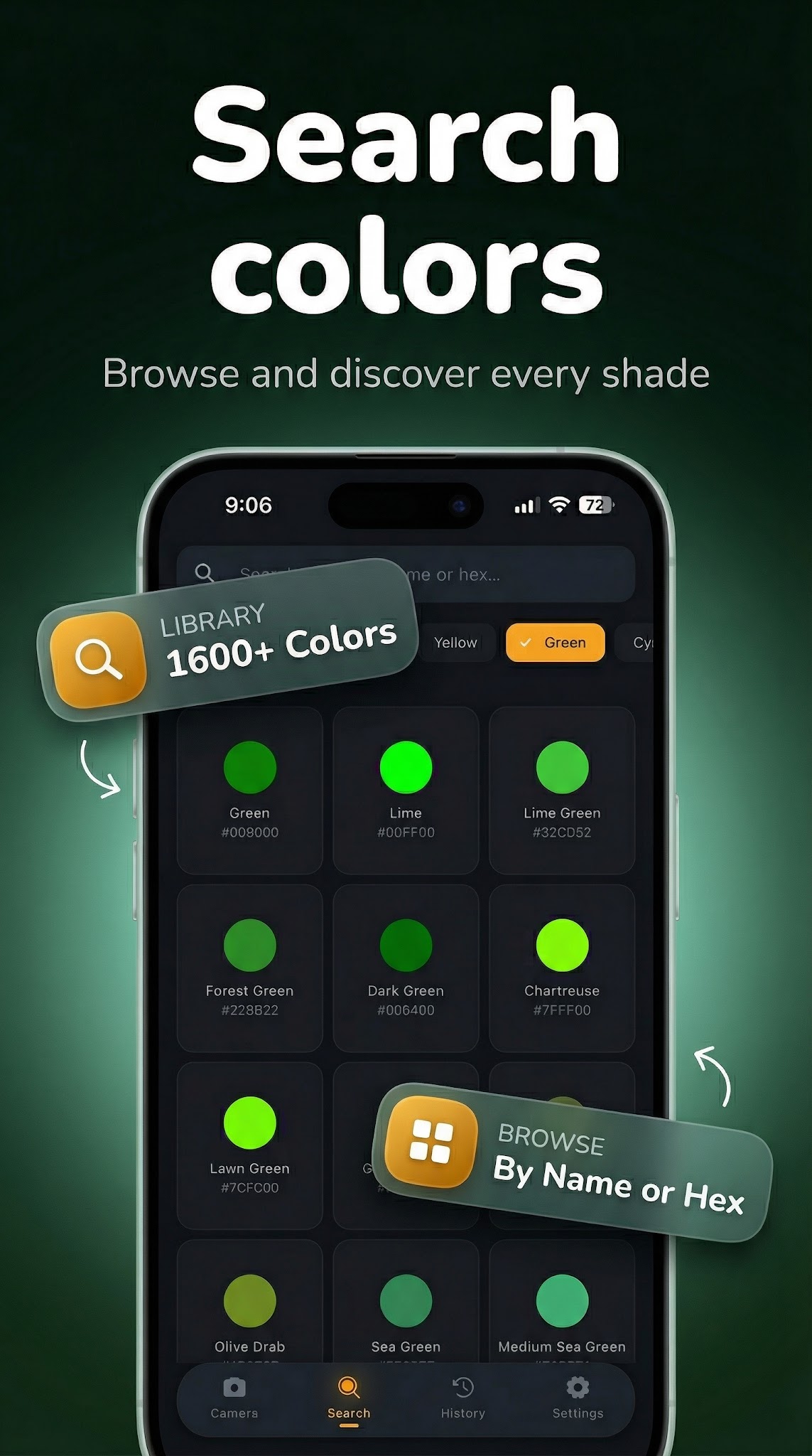 Color Picker screenshot 3 — identify color from camera