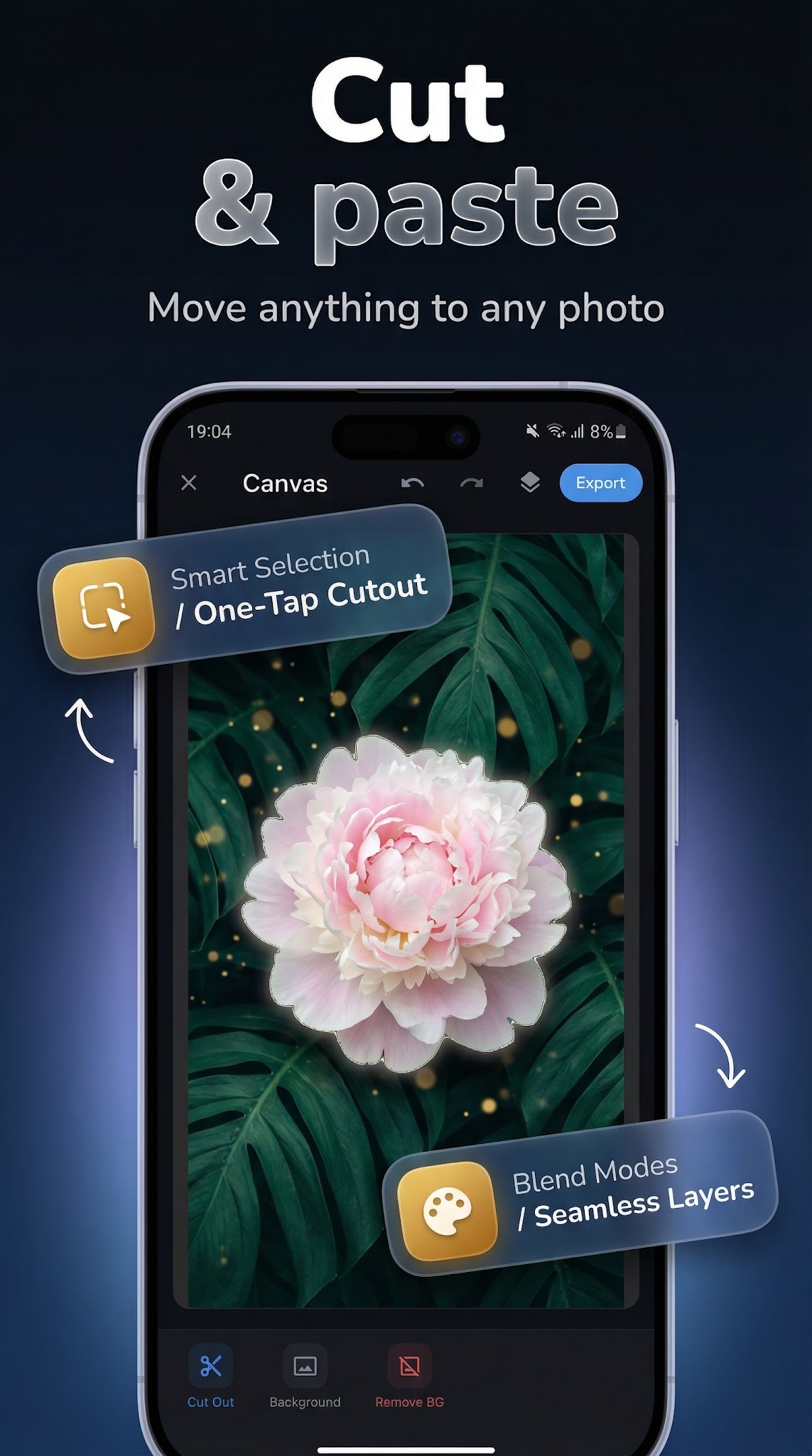 Cut Paste Photo screenshot 2 — photo cutout app free