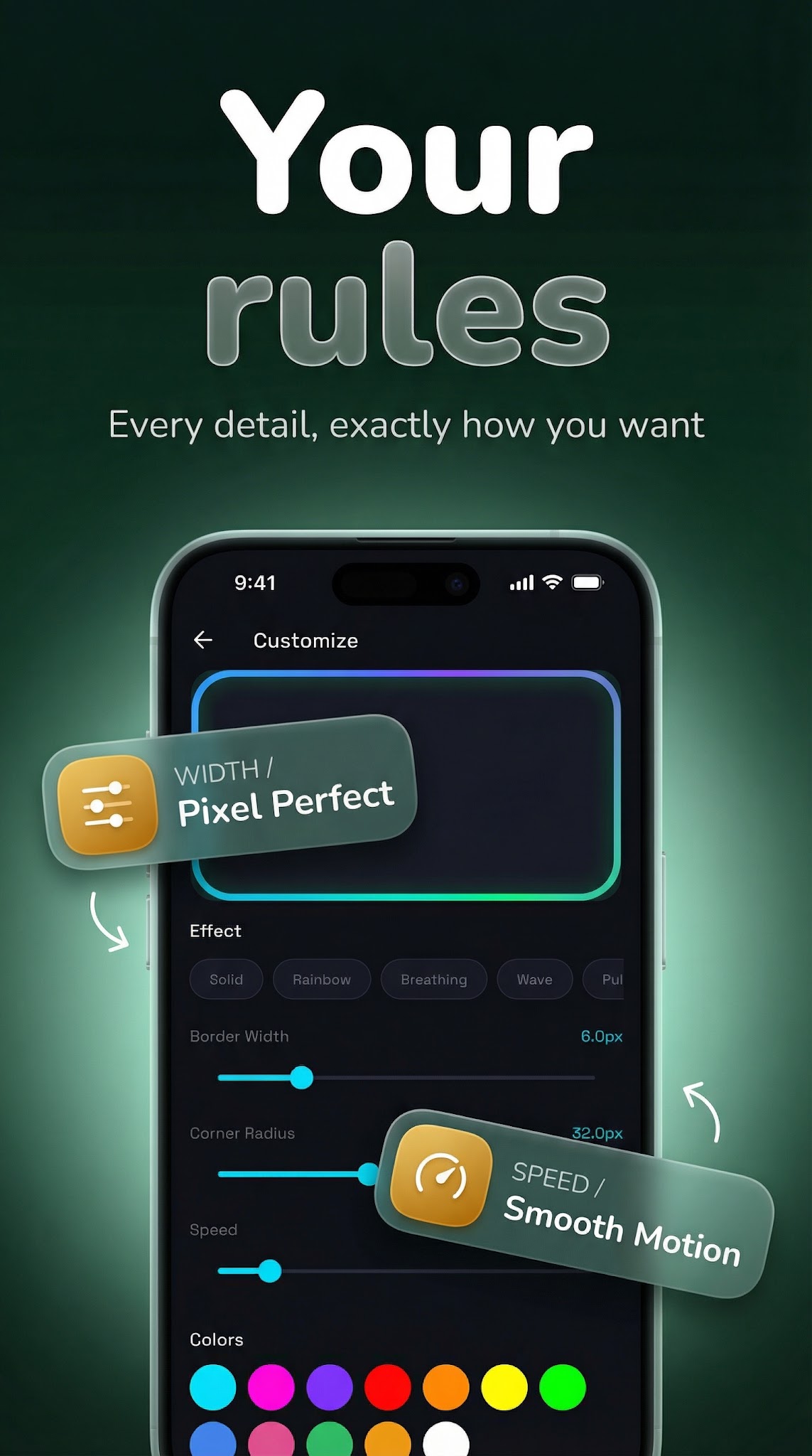 Edge Lighting screenshot 5 — edge glow notification android