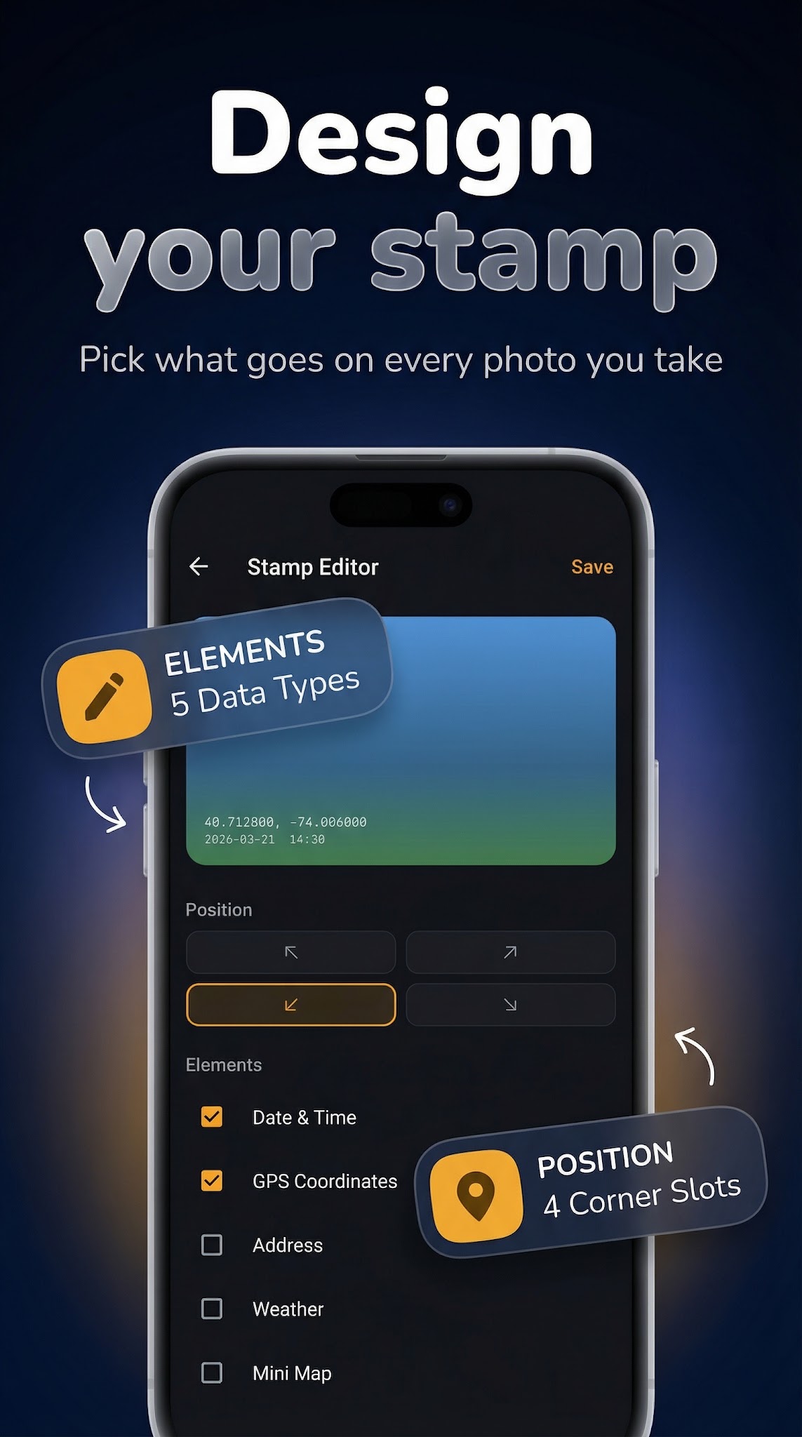 GPS Photo screenshot 6 — location stamp camera app