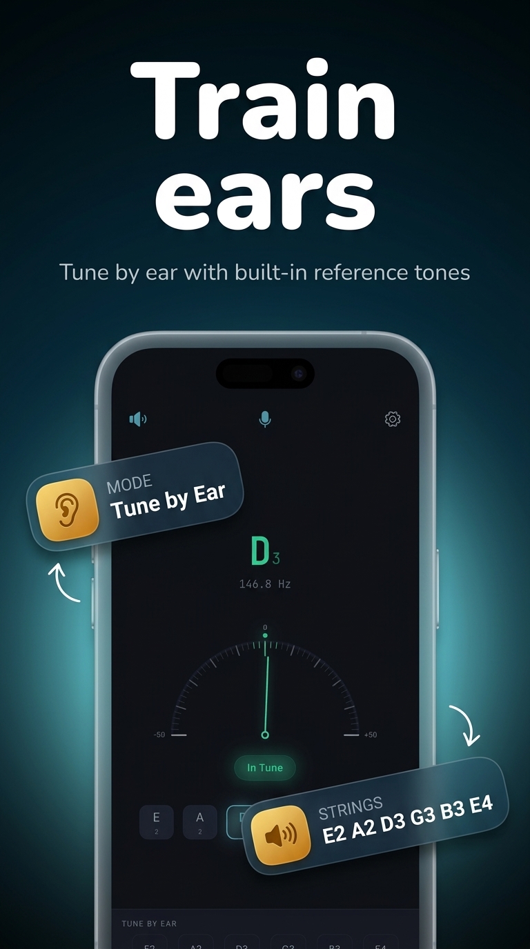 Guitar Tuner screenshot 4 — guitar tuner offline