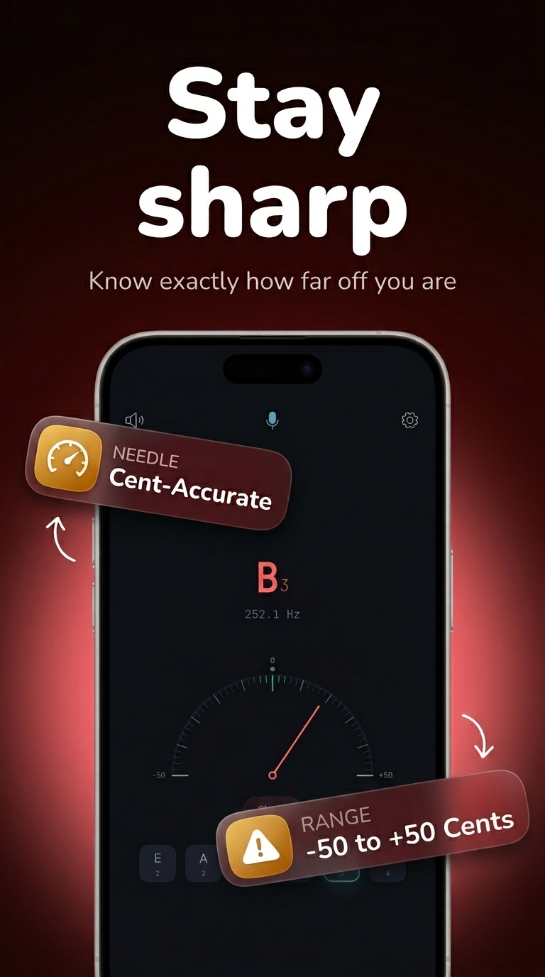 Guitar Tuner screenshot 5 — chromatic tuner android