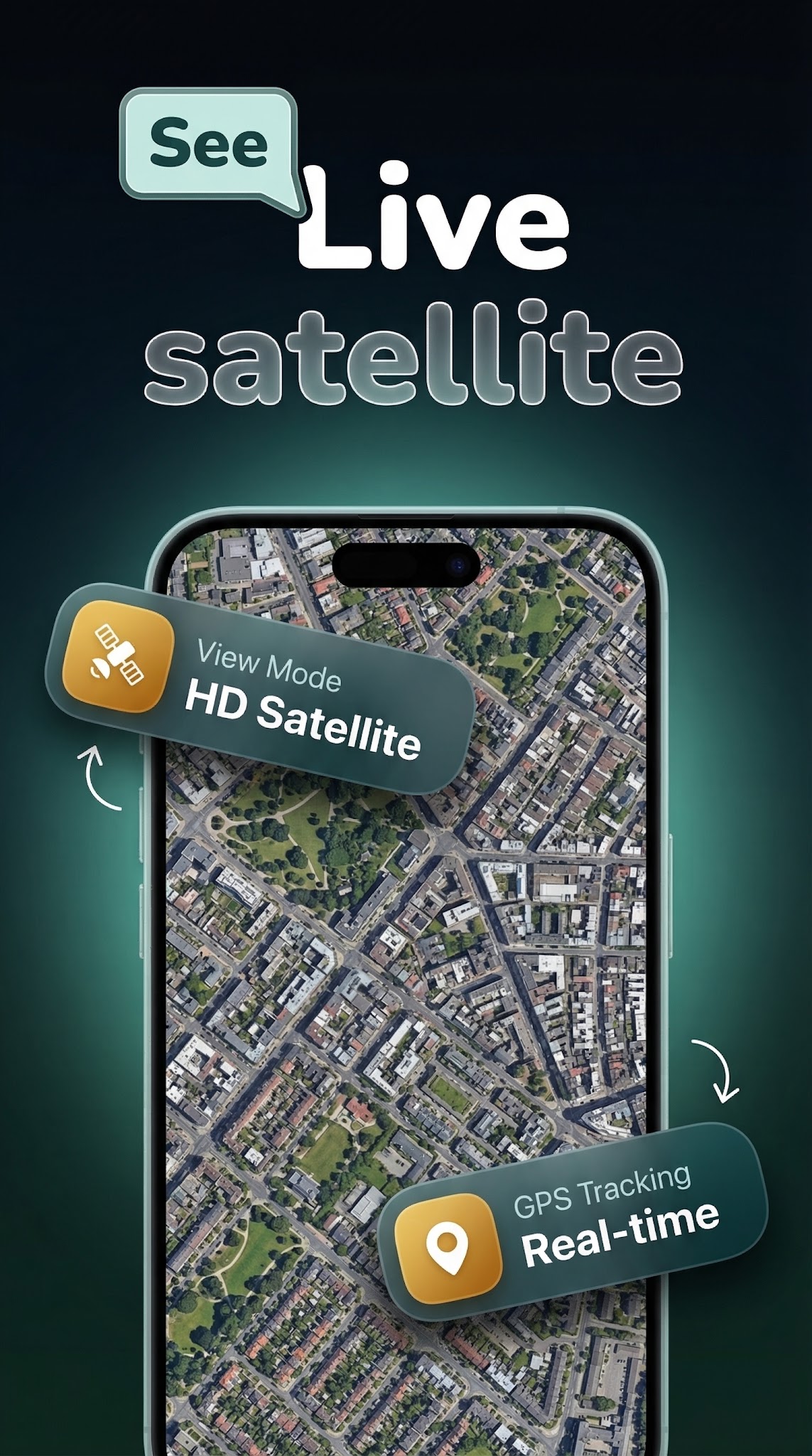 Live Earth Map screenshot 2 — earth map android free