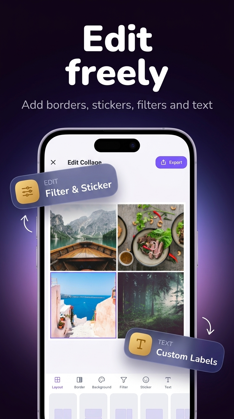 Photo Collage screenshot 3 — picture collage maker