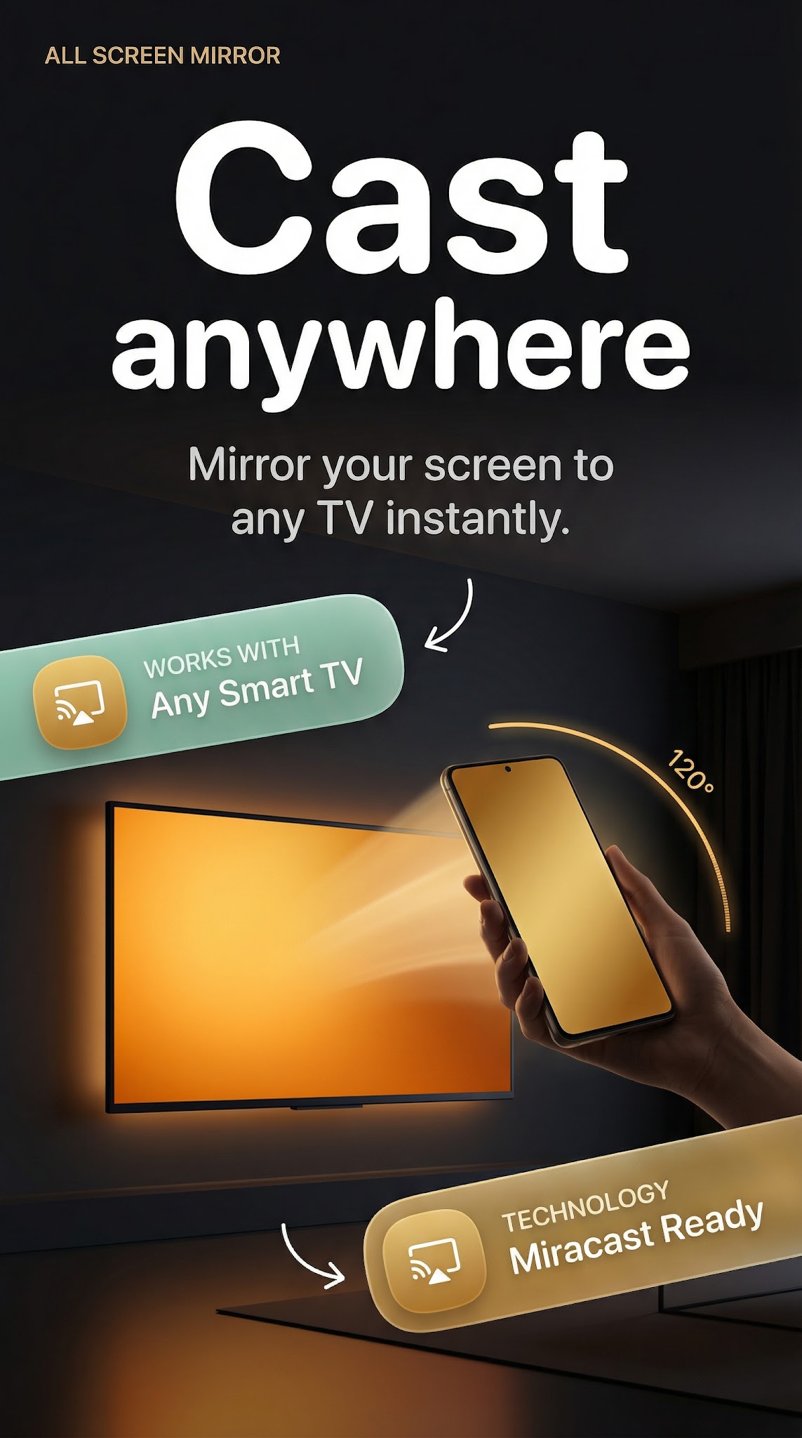 Screen Mirroring screenshot 1 — miracast android app