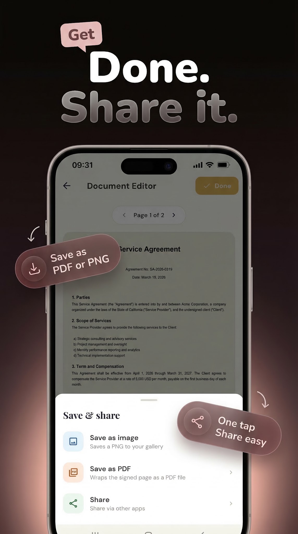 Signature Maker screenshot 3 — digital signature creator free