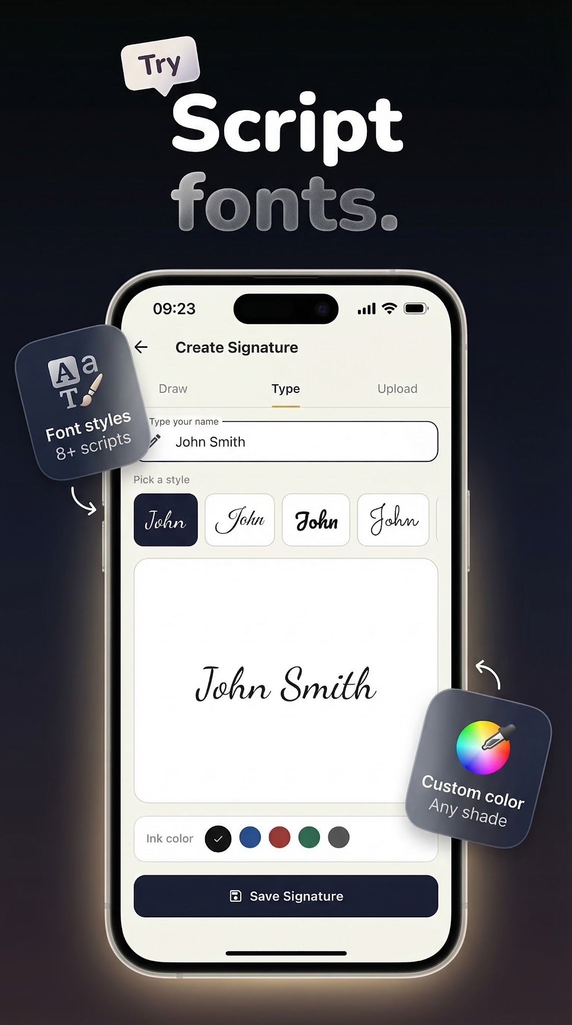 Signature Maker screenshot 4 — pdf signature app