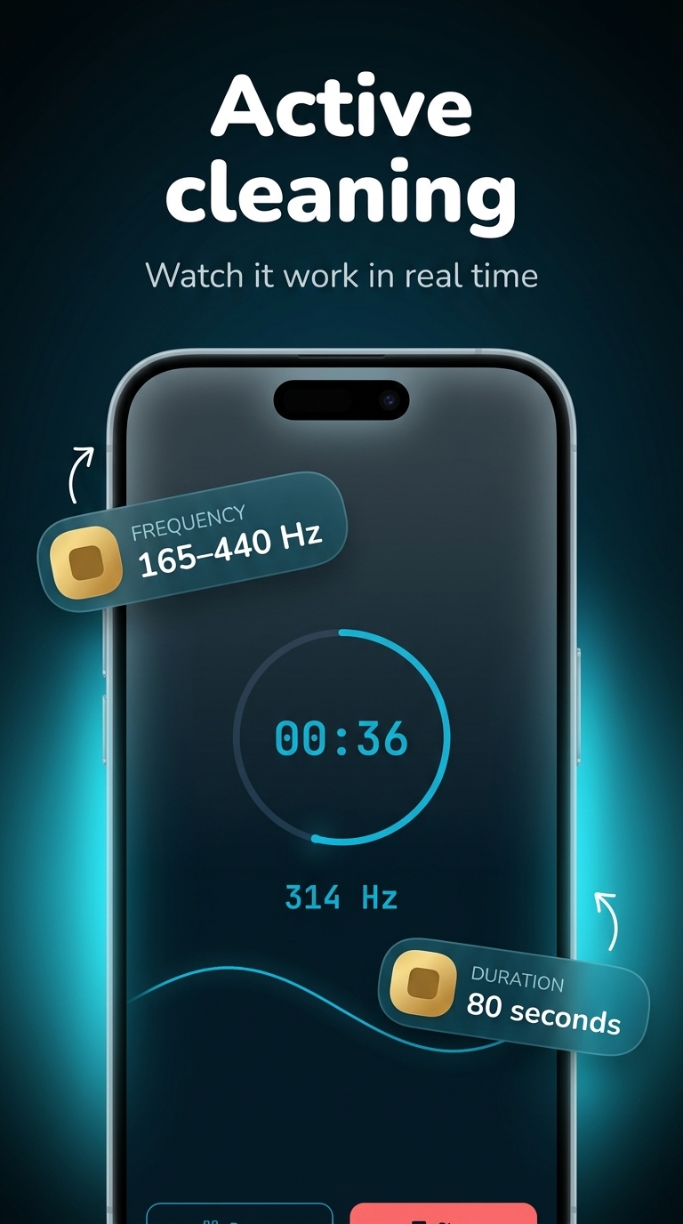 Speaker Cleaner screenshot 2 — water from phone speaker
