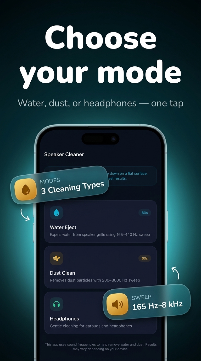 Speaker Cleaner screenshot 4 — sound cleaner phone