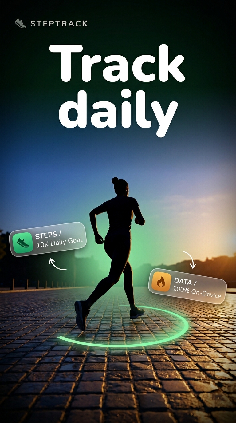 Step Counter screenshot 1 — step tracker android free