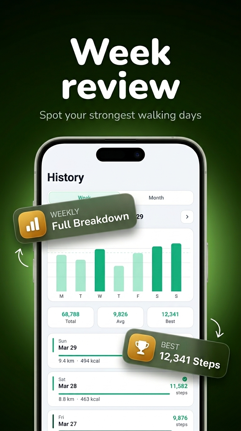 Step Counter screenshot 3 — daily steps counter app