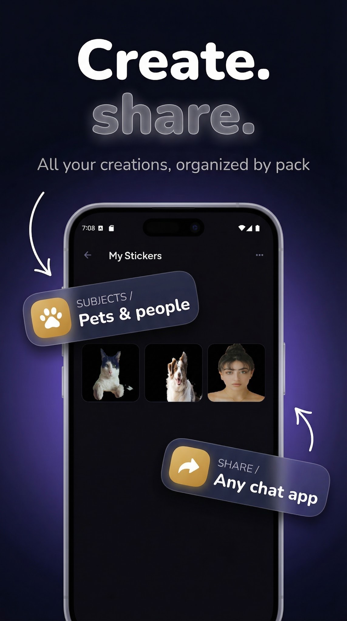 Sticker Maker screenshot 4 — emoji sticker creator
