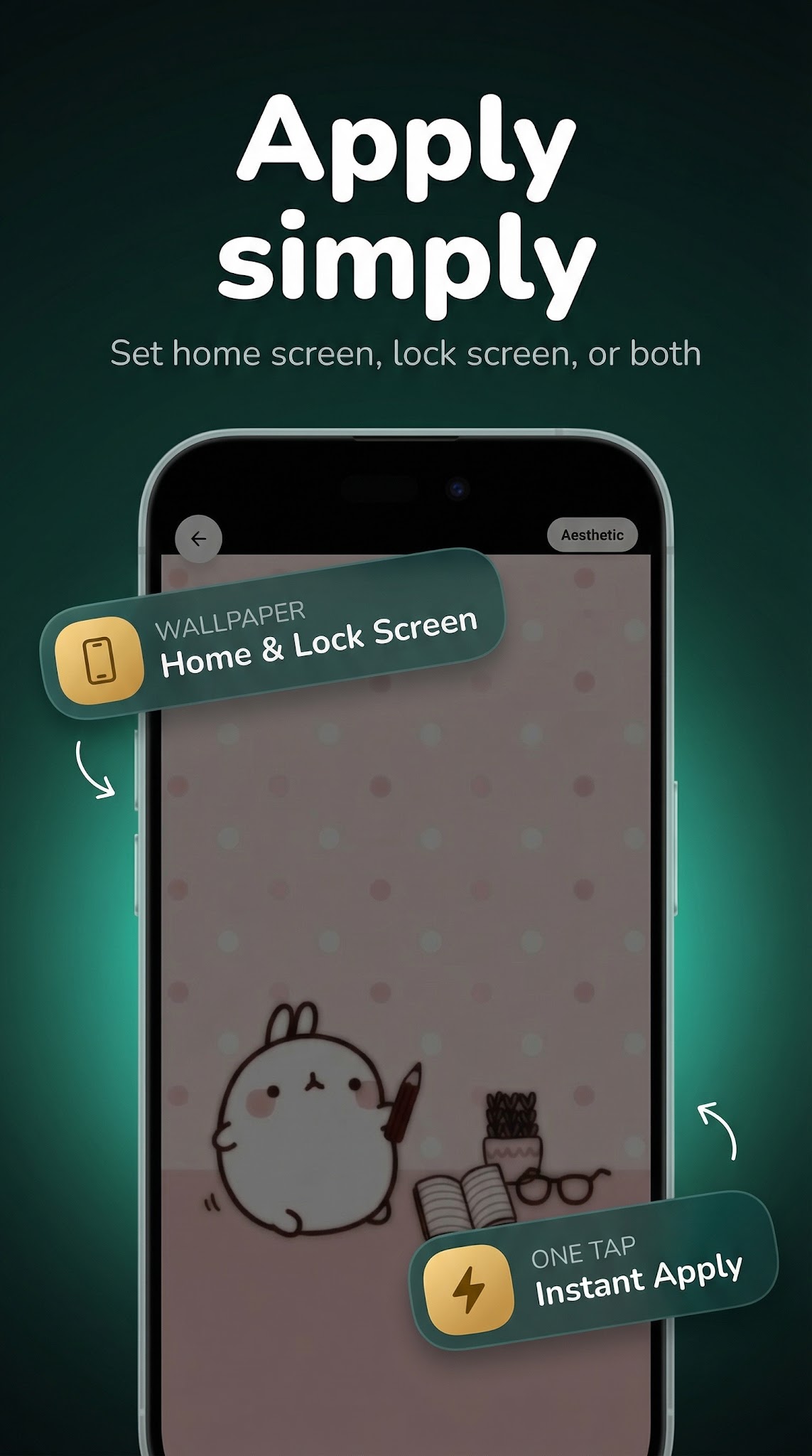 Kawaii Wallpaper screenshot 3 — hd anime wallpaper app