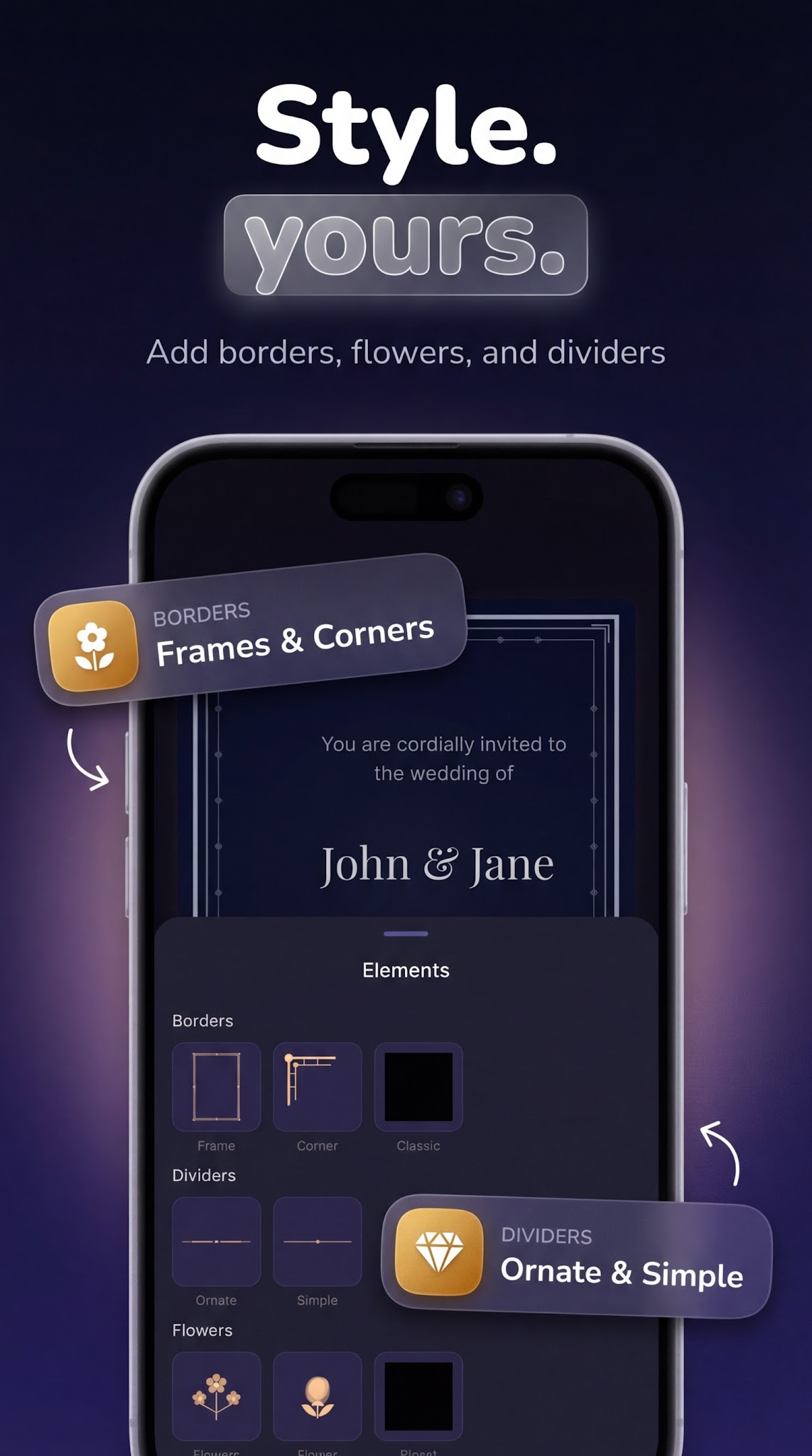 Wedding Invitation screenshot 2 — invitation card designer android