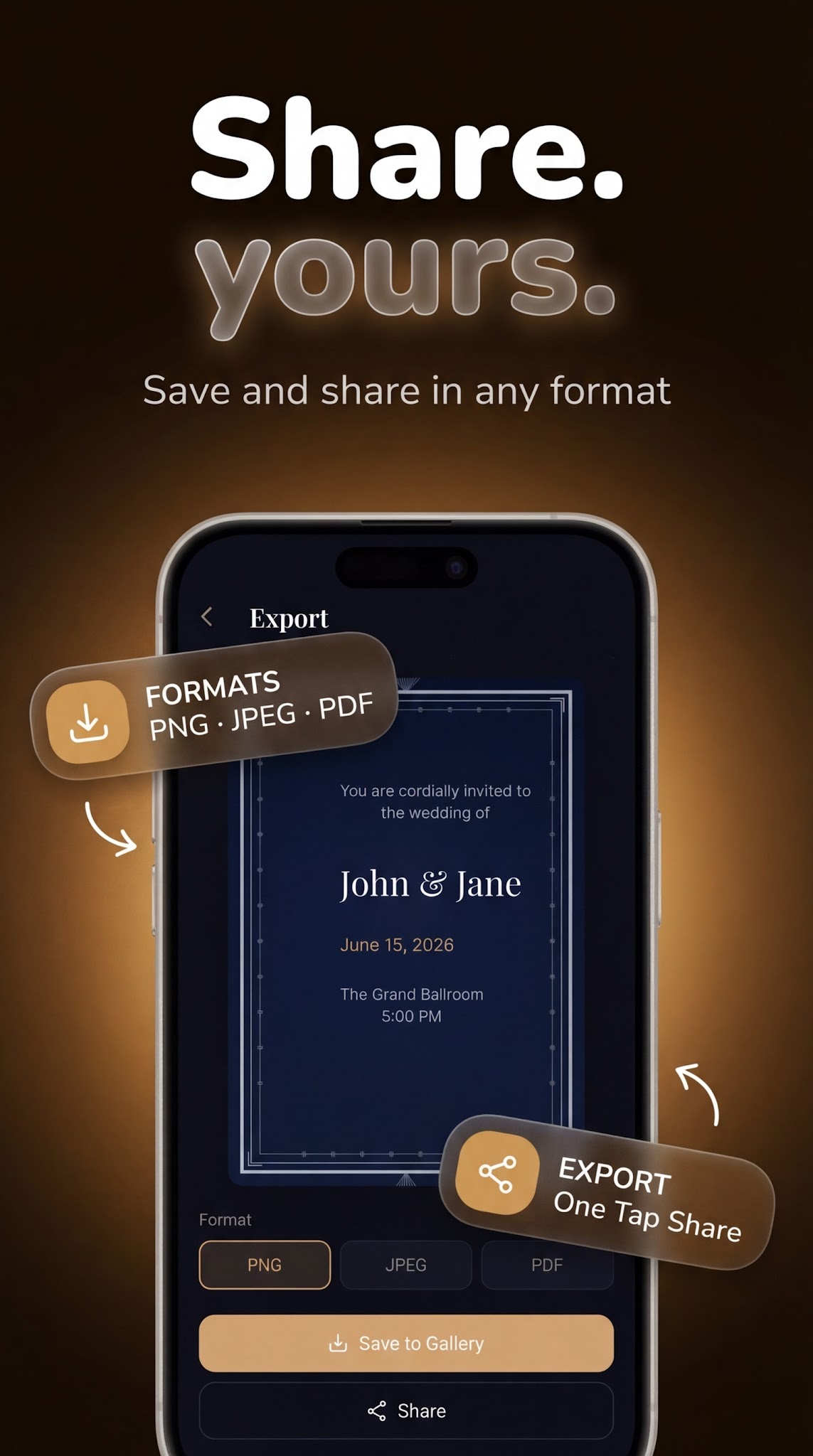 Wedding Invitation screenshot 4 — e-invitation android