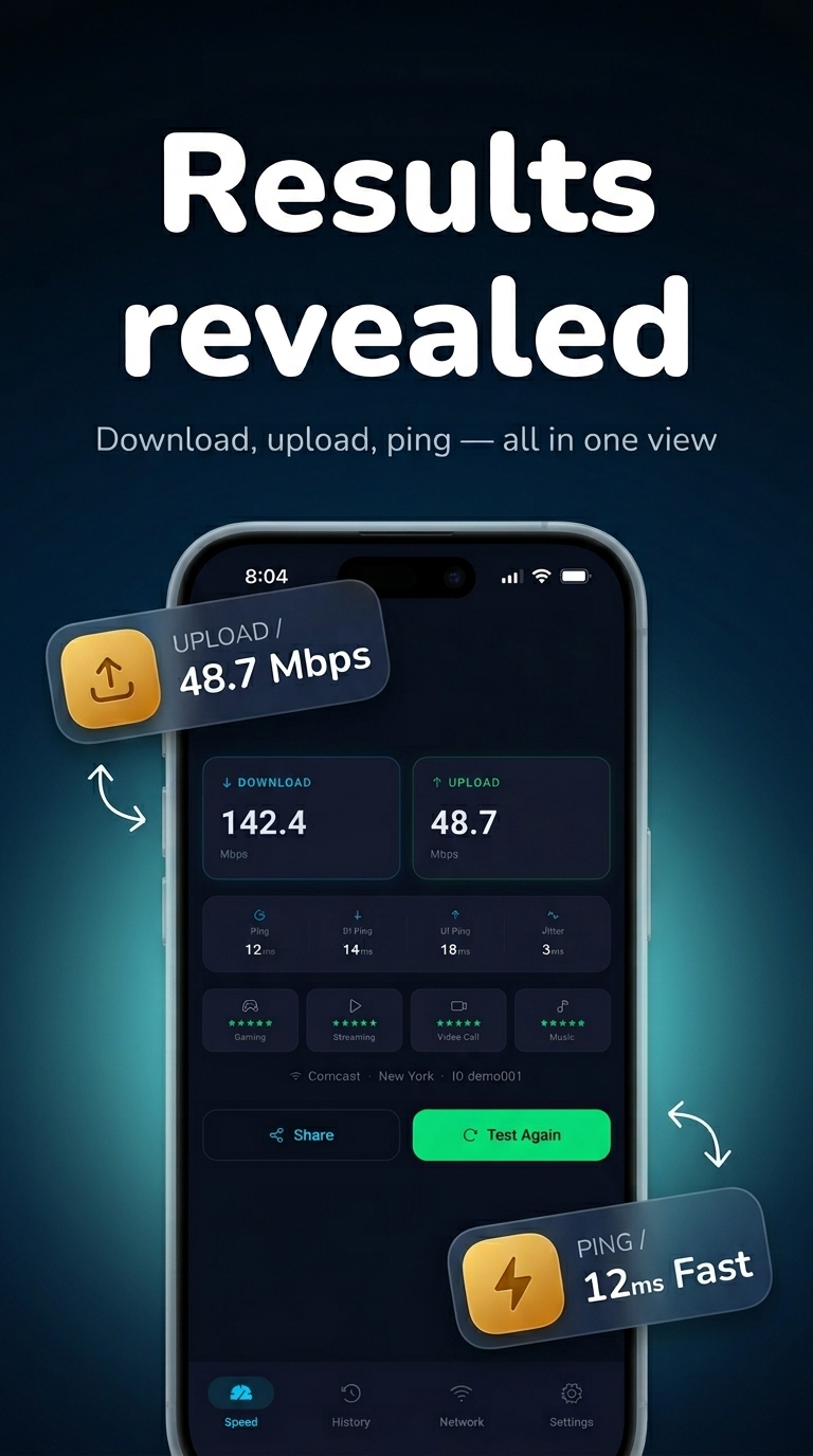 Speed Test screenshot 3 — ping test android free