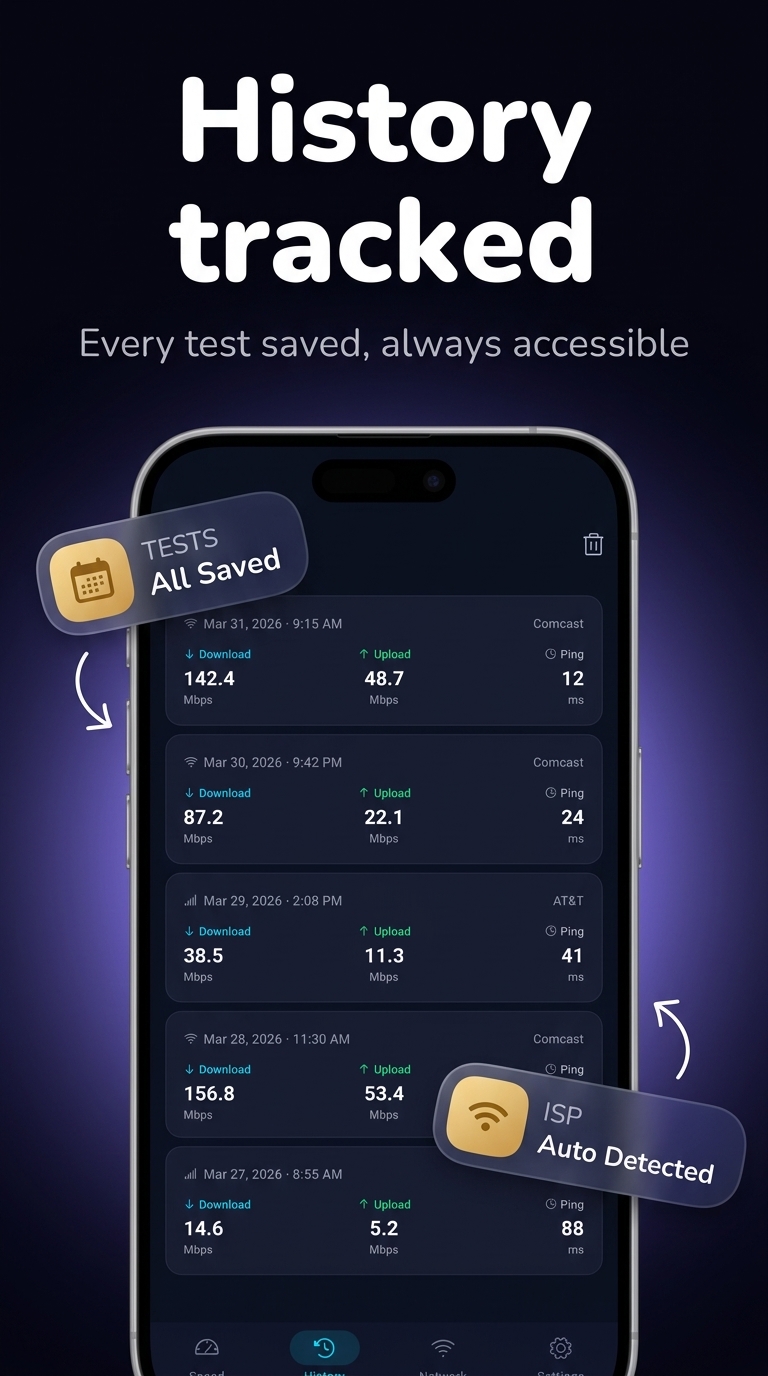 Speed Test screenshot 4 — network speed test app