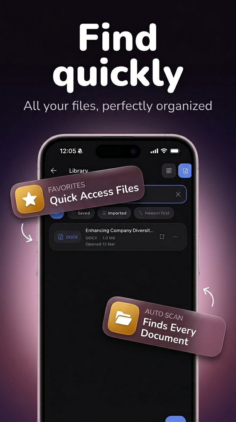 Document Reader screenshot 4 — office file viewer android