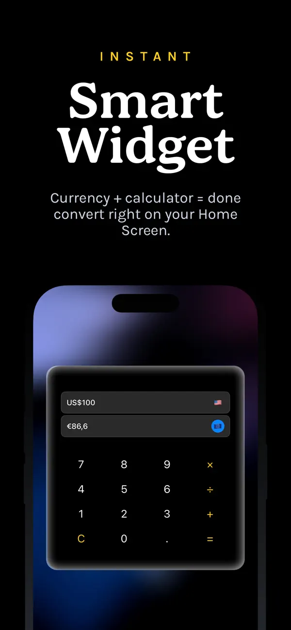 Currency Converter & Calc screenshot 4 — real time currency app