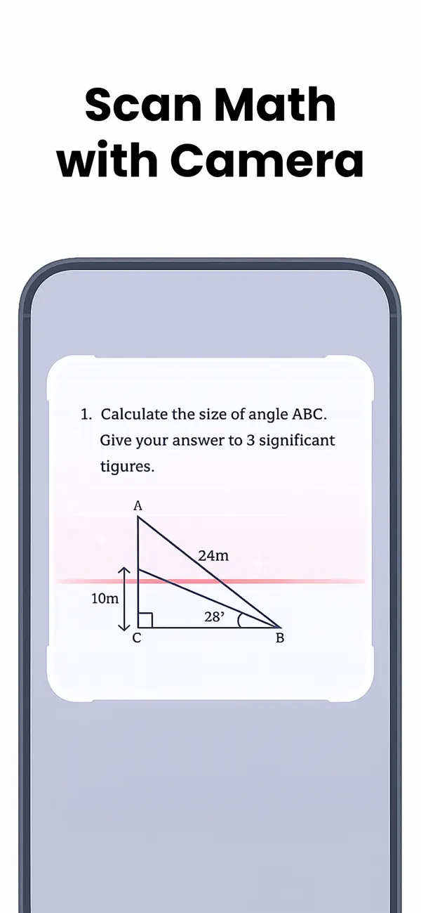 Math AI screenshot 1 — photo math solver ios