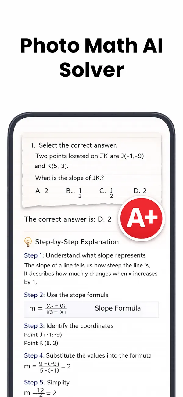 Math AI screenshot 2 — homework helper app ios