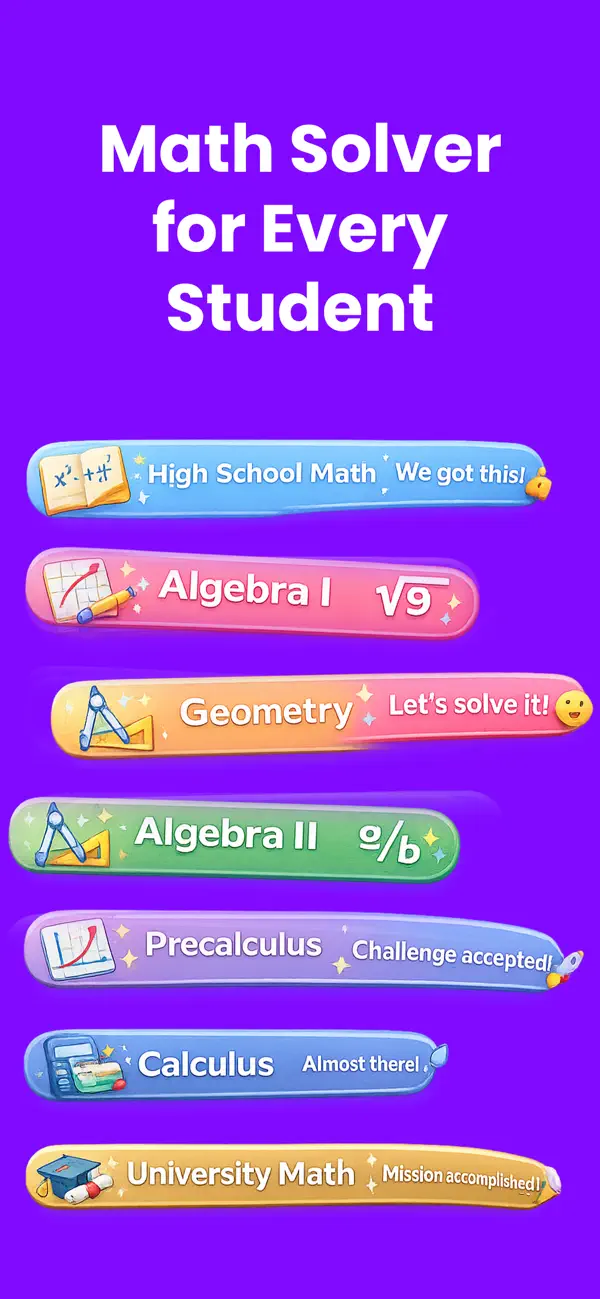Math AI screenshot 4 — algebra solver camera app