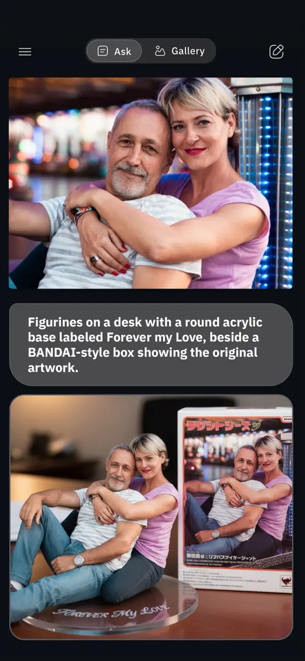 Gimin - AI Photo Editor screenshot 2 — polaroid filter app ios