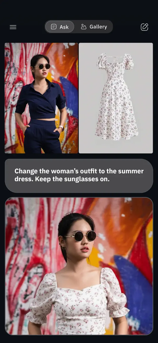 Gimin - AI Photo Editor screenshot 3 — cartoon filter camera ios