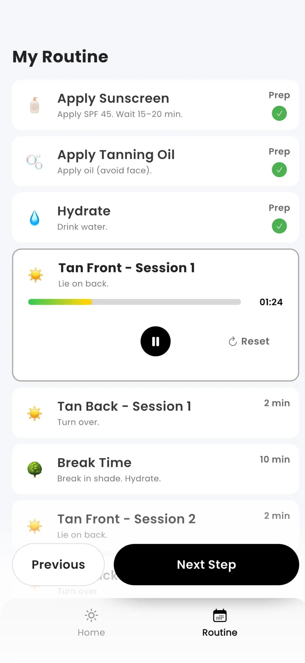 AI Tanning & UV Index screenshot 6 — spf tracker app ios