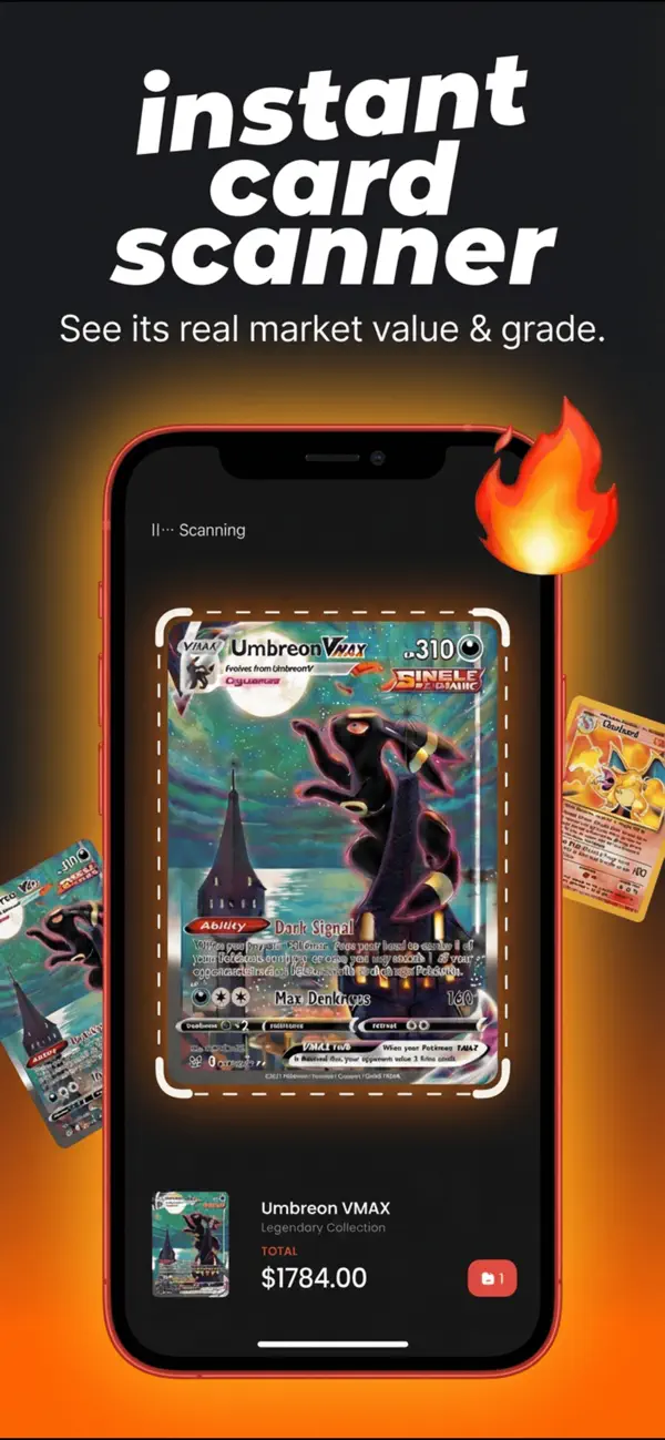 TCG Scanner screenshot 1 — pokemon card scanner ios