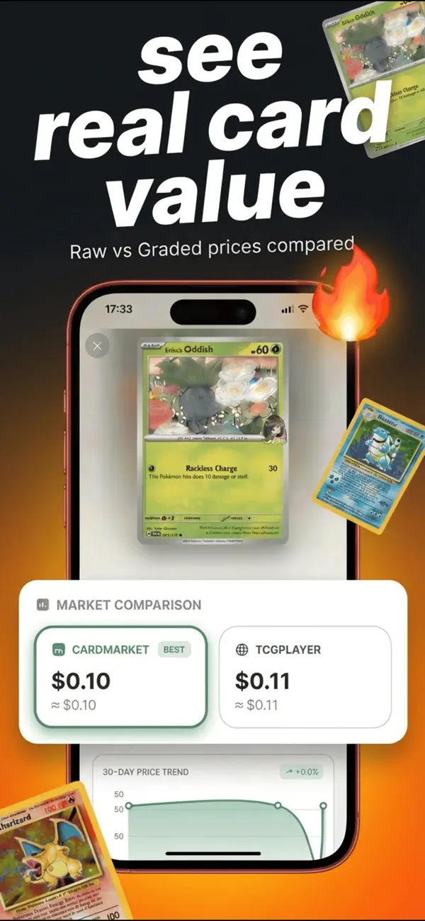 TCG Scanner screenshot 2 — tcg card value tracker