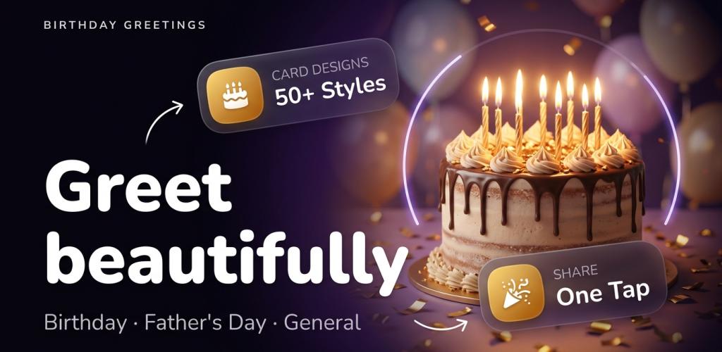 Birthday Cards screenshot