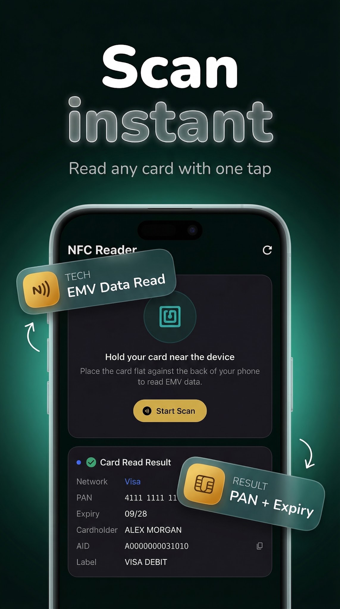NFC Card Reader screenshot
