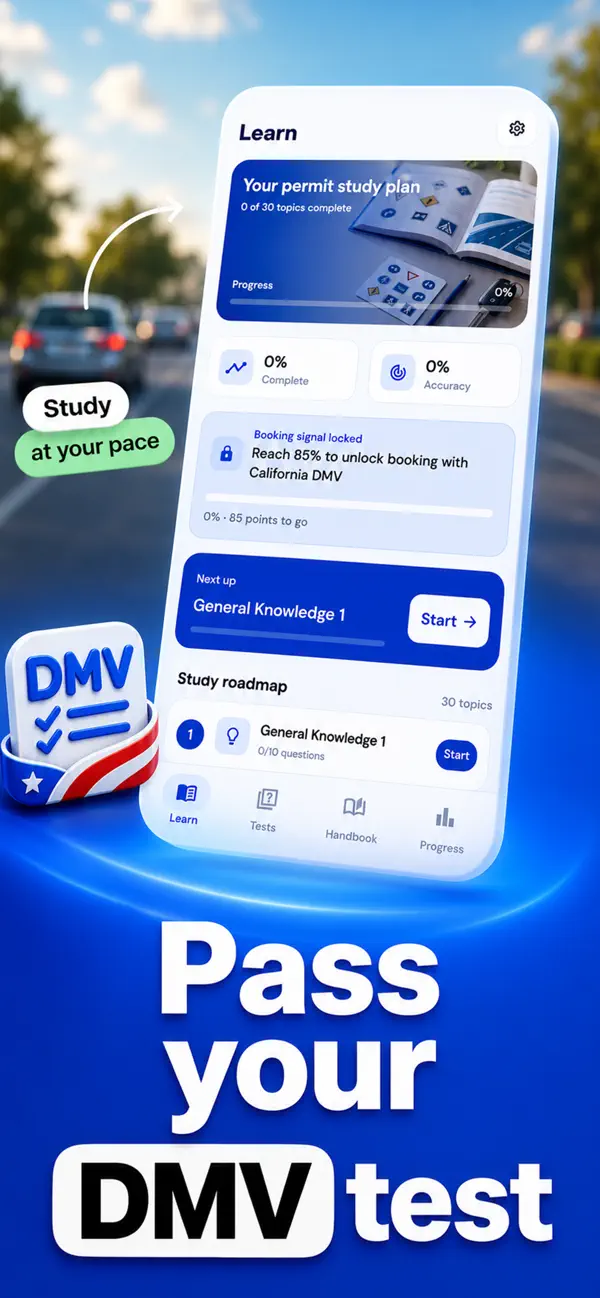 DMV Practice Test 2026 - CDL screenshot 1 — cdl written exam app